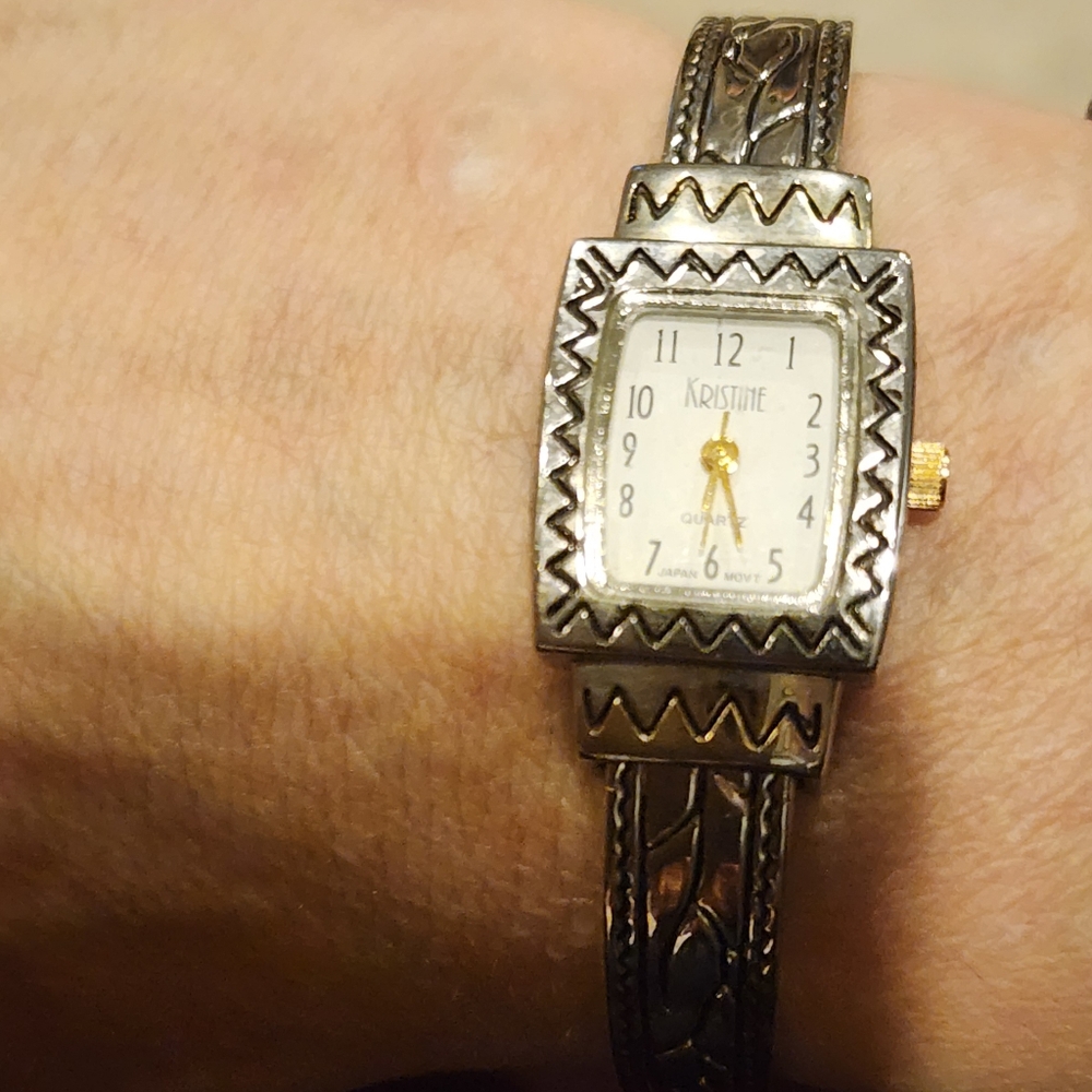 Women's Silver Kristine Cuff Watch